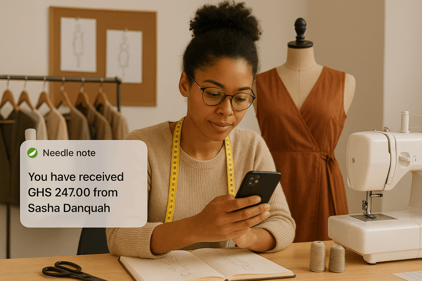 Designer using NeedleNote